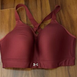 Under Armour Women's Deep Red Sports Bra